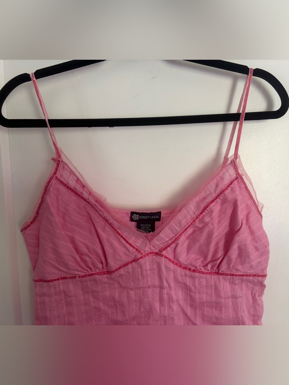 Vintage Y2K babydoll pink Tank Top - Picture 13 of 13